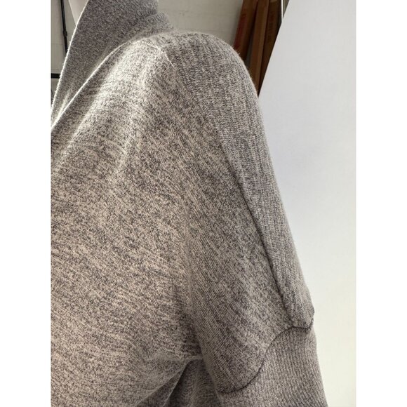 Gap Womens Heather Gray Open Front Cardigan Sweater Long Sleeve Lightweight L - Picture 12 of 16